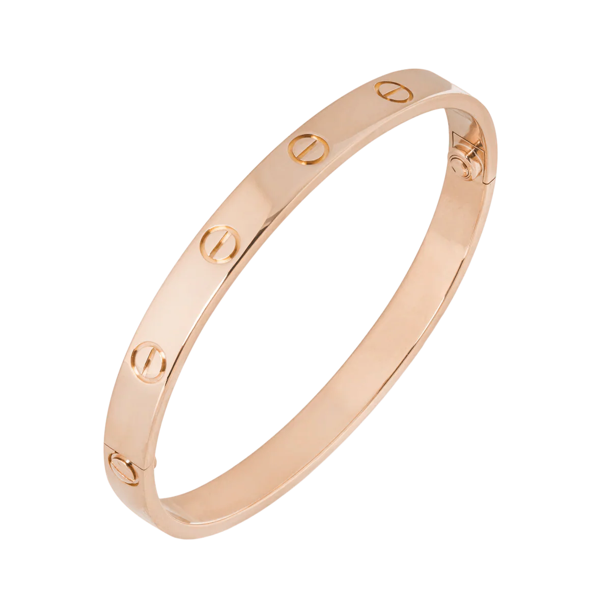 Polished Gold Bangle with Engraved Circular Detailing