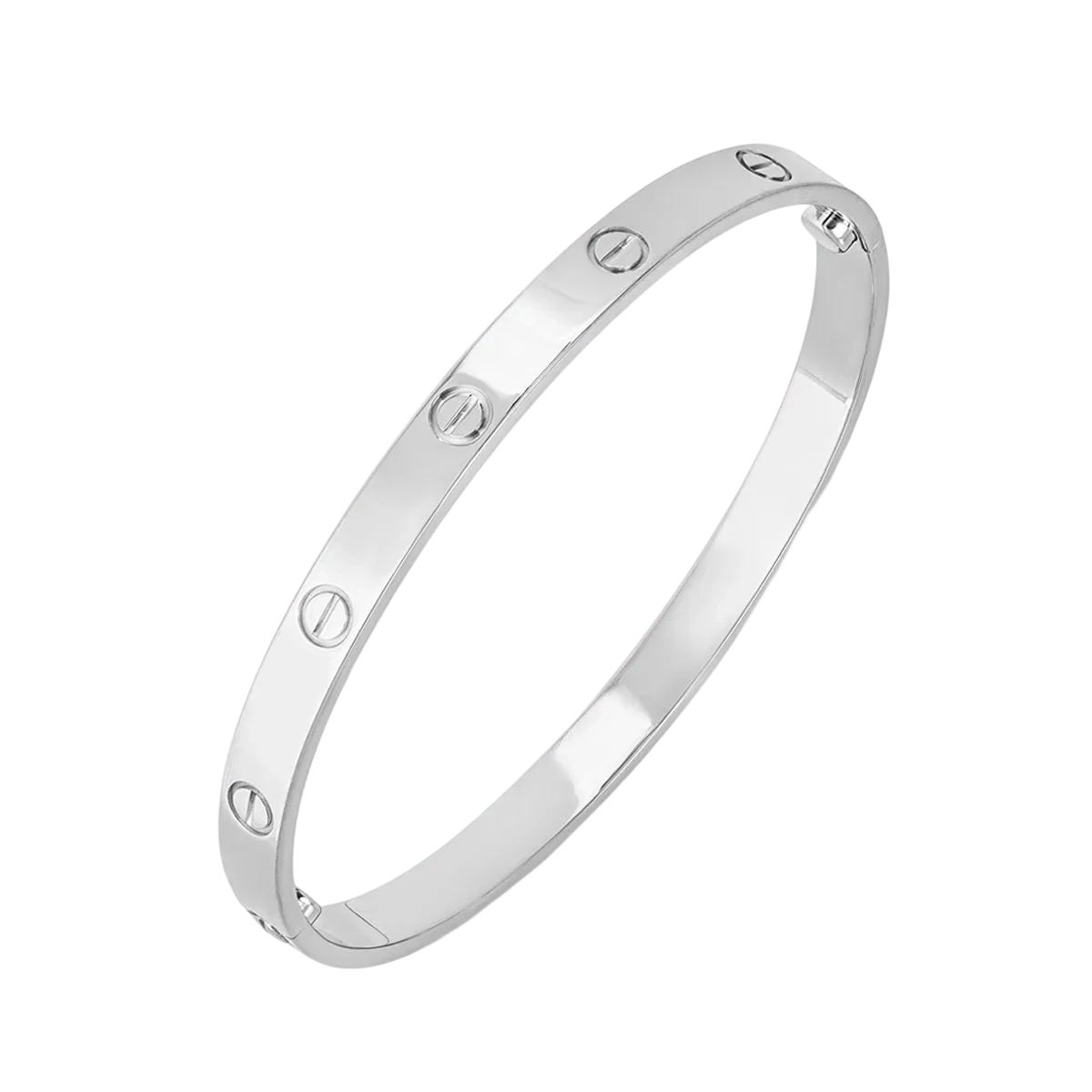 Polished Gold Bangle with Engraved Circular Detailing