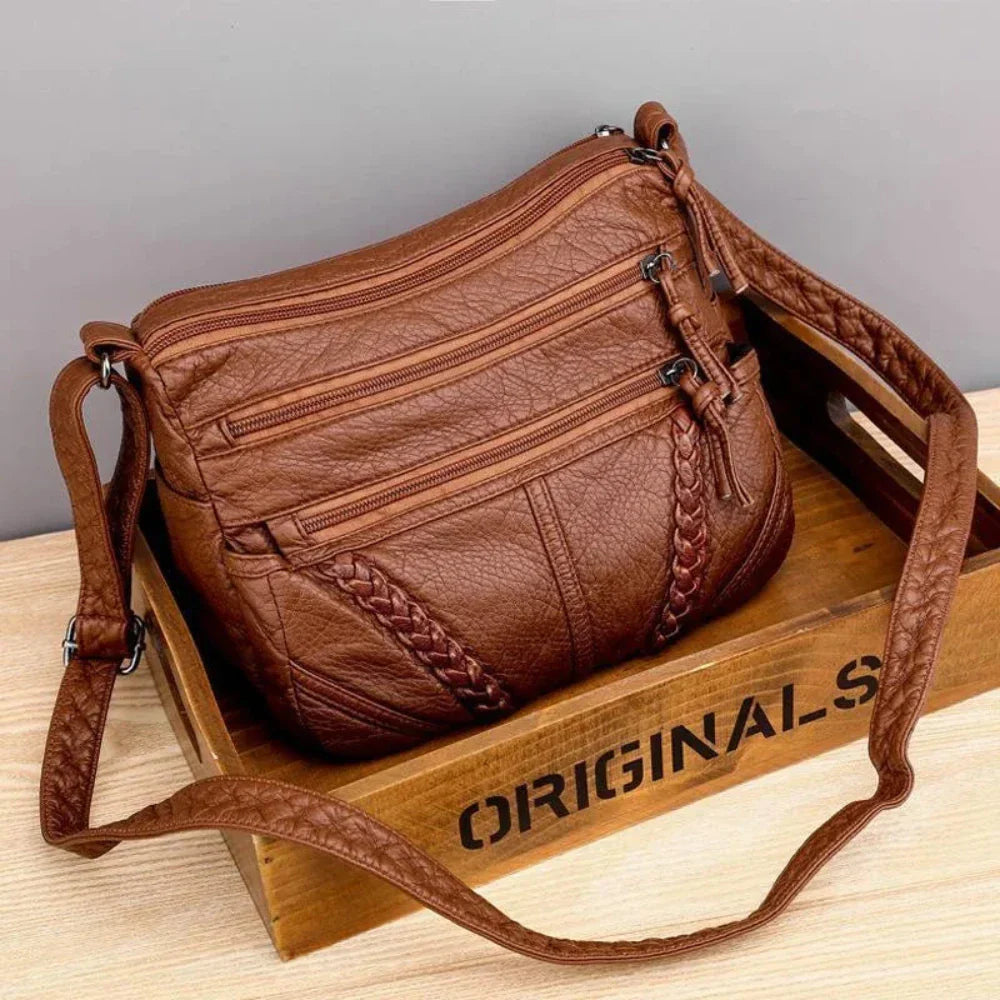 Classic Harmony Leather Shoulder Bag
