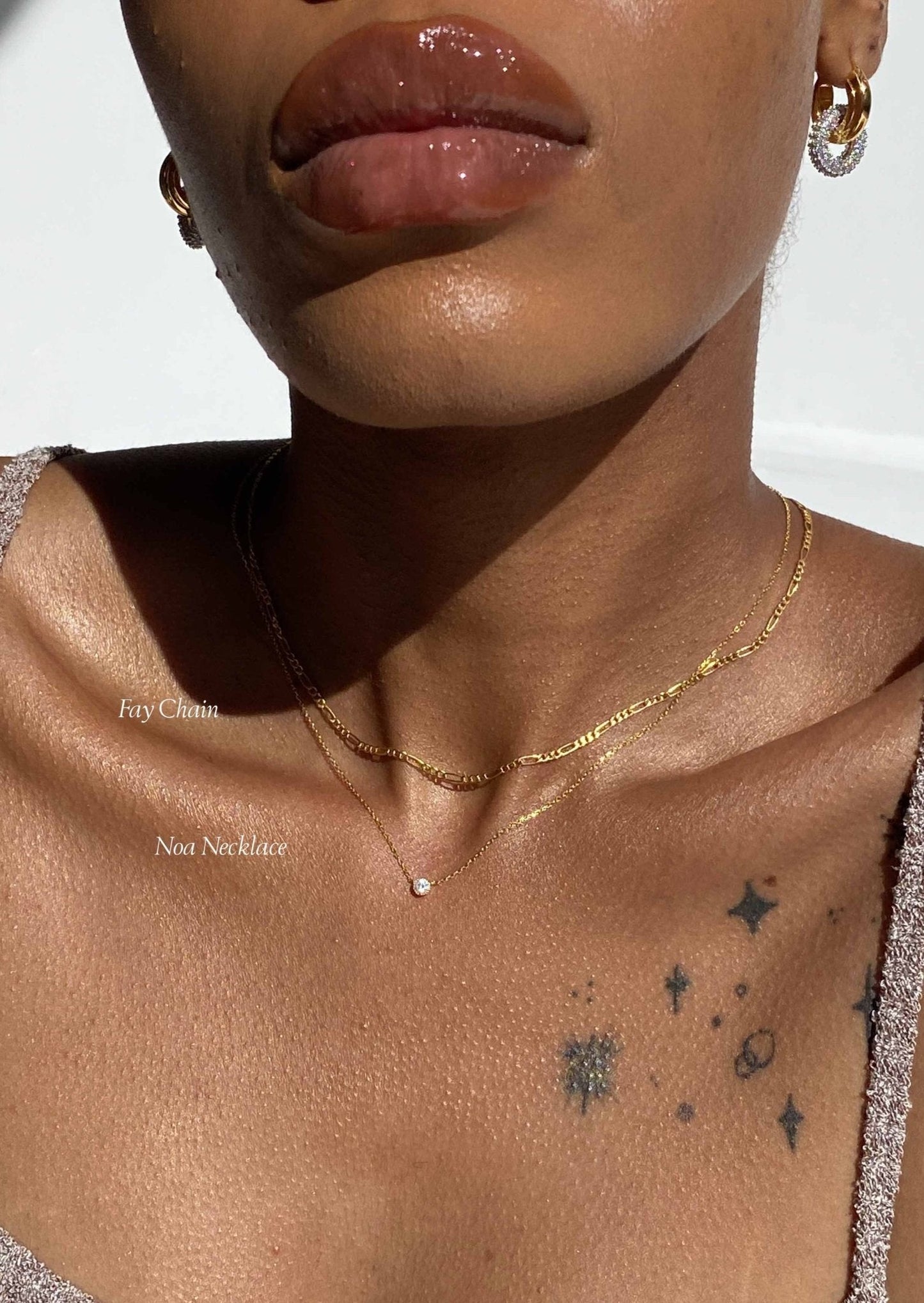 Gold Figaro Chain Necklace