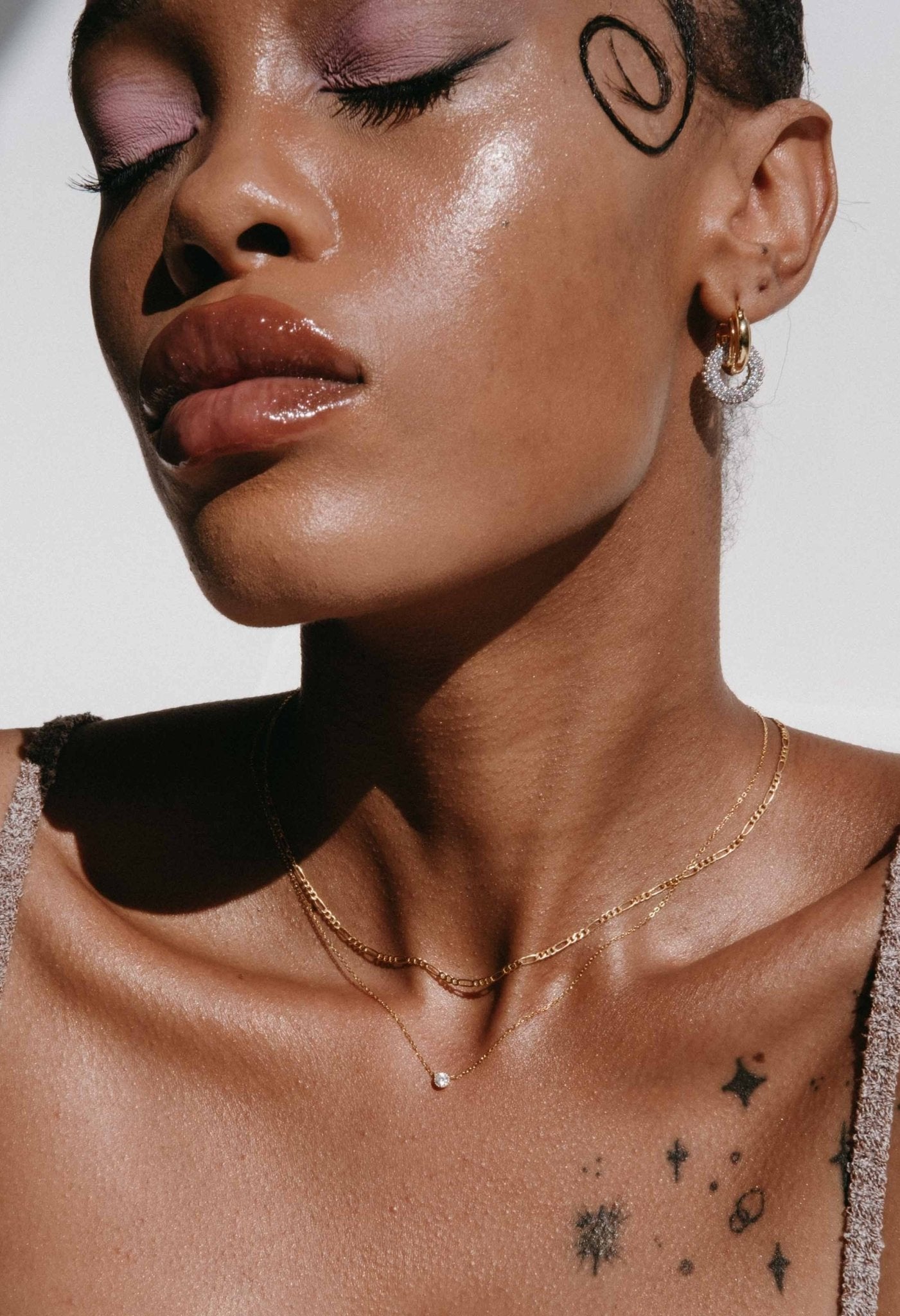 Gold Figaro Chain Necklace