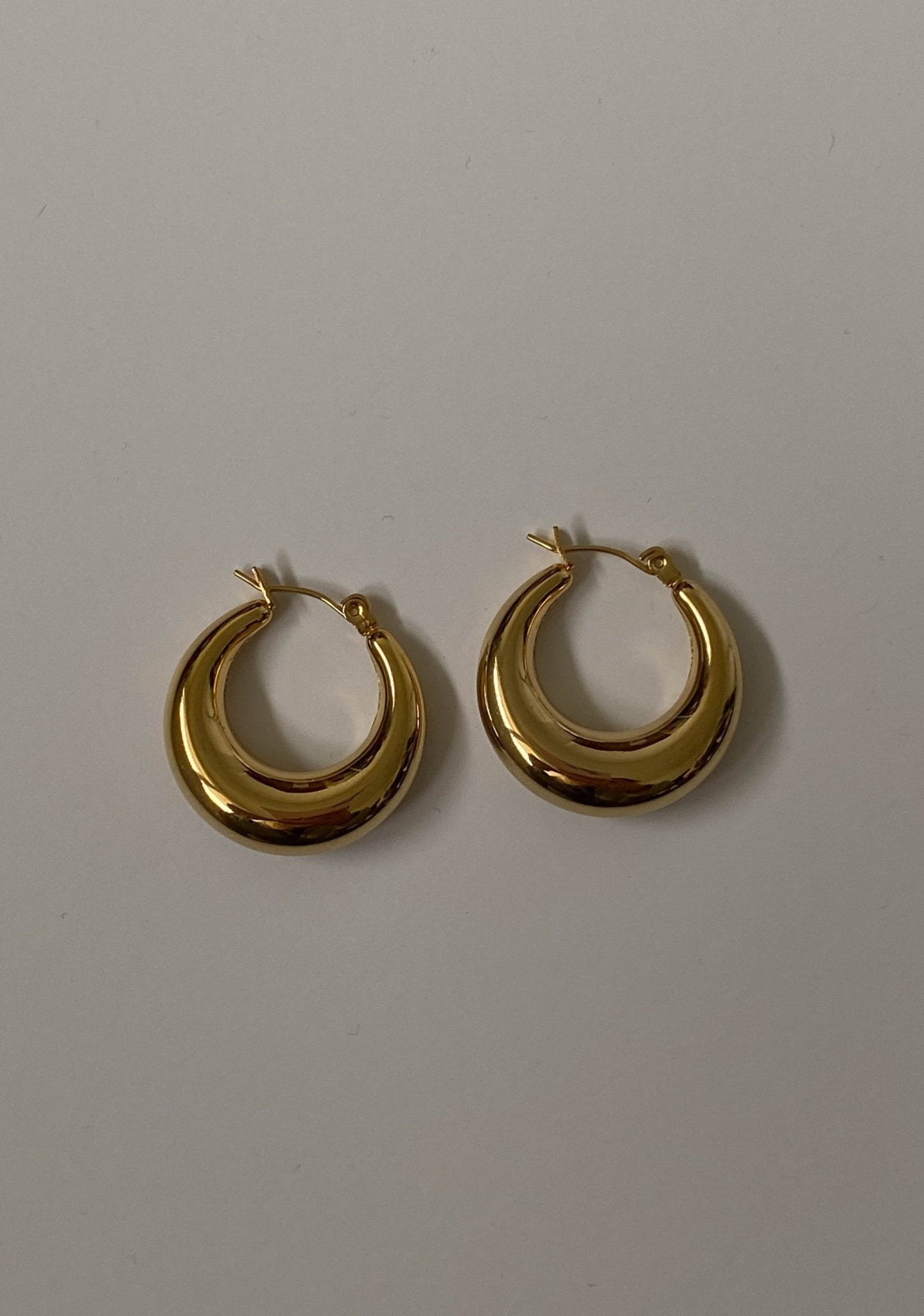 Bold Gold Hoop Earrings
