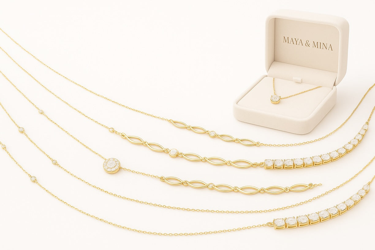 Necklaces by Maya & Mina