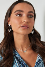Hanging Coins Necklace Silver – Boho Layered Coin Pendant Jewelry