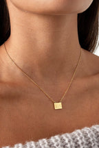 Secret Note Necklace Silver – Stylish Locket Pendant for Women