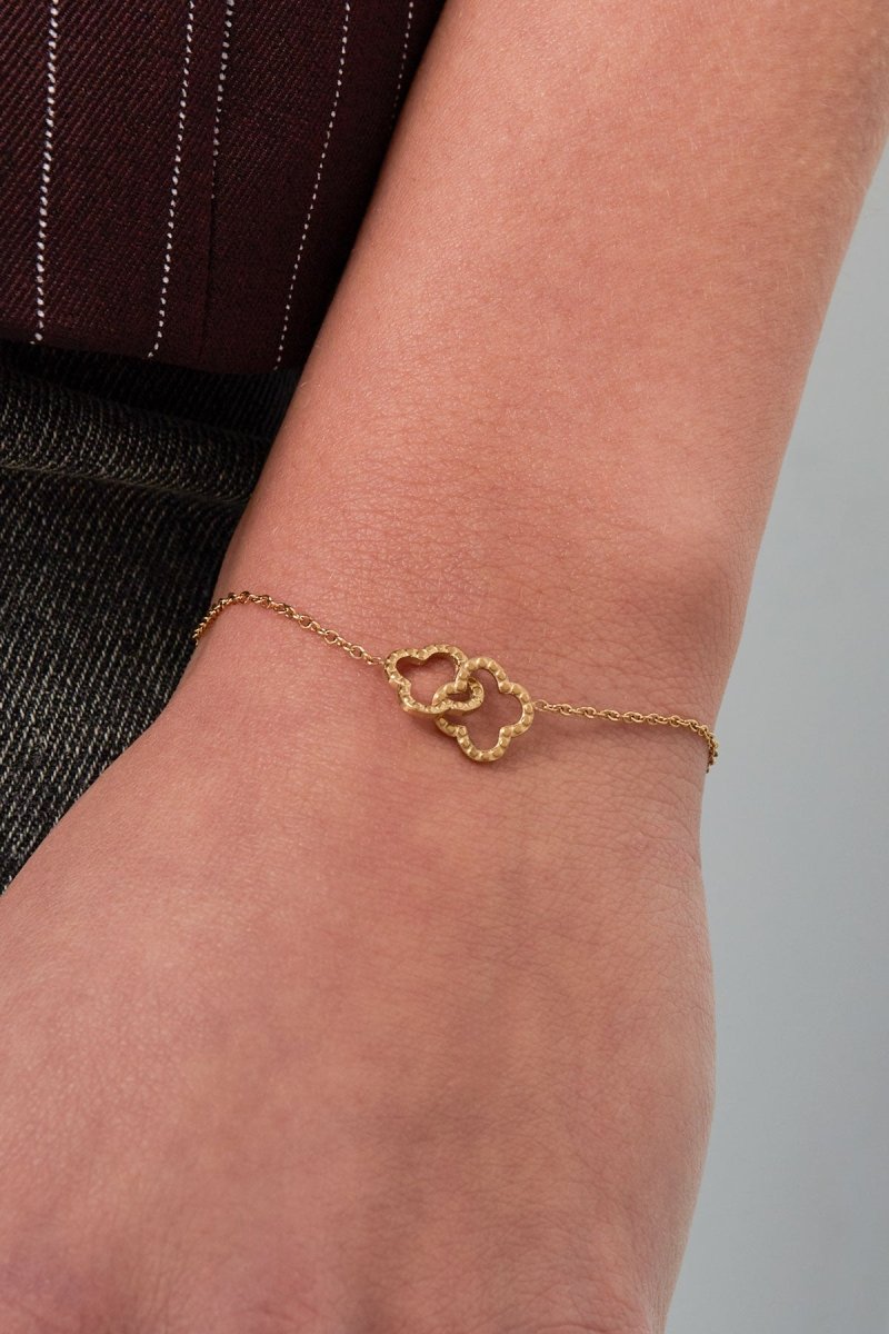 Linked Luck Bracelet Silver – Dainty Lucky Charm Chain Jewelry