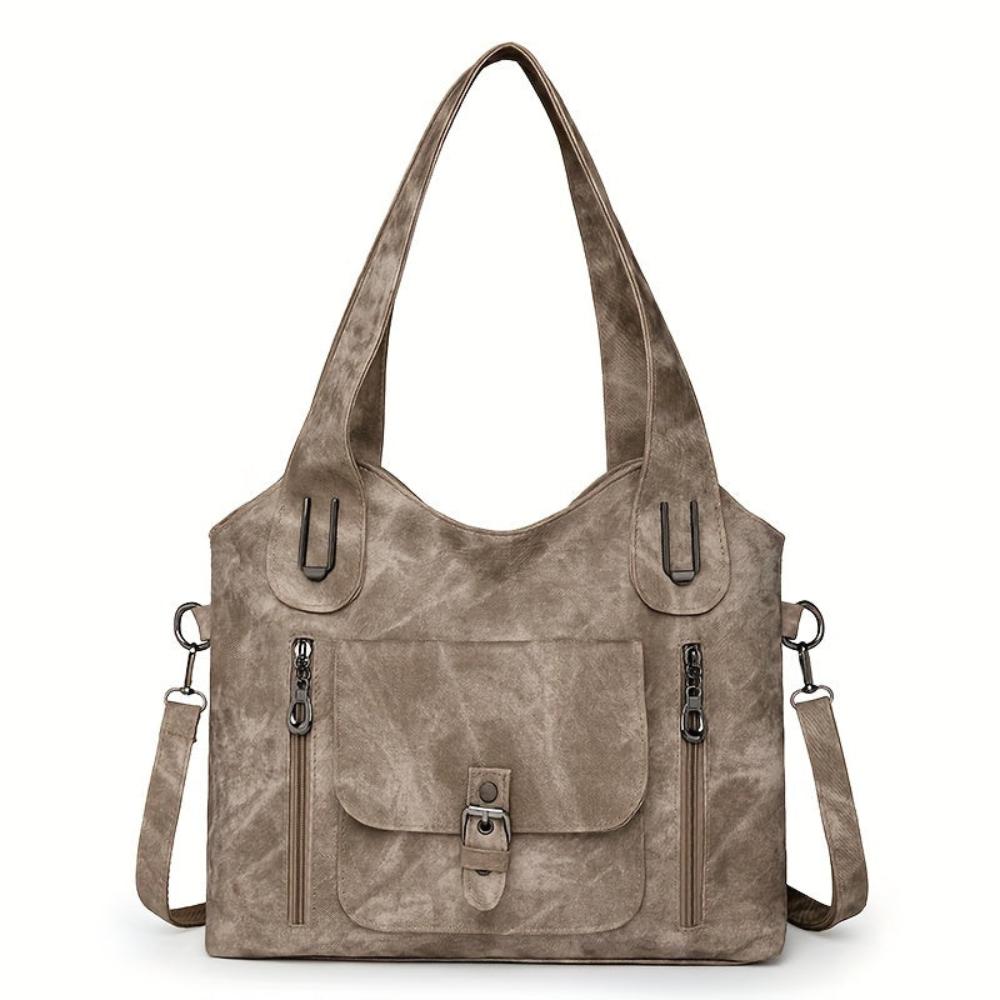 Vintage Shoulder Bag with Elegant Finish