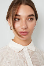 Aesthetic Bubble Gold Earrings for Women