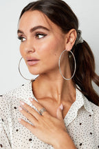 Basic Big Gold Hoop Earrings for Women