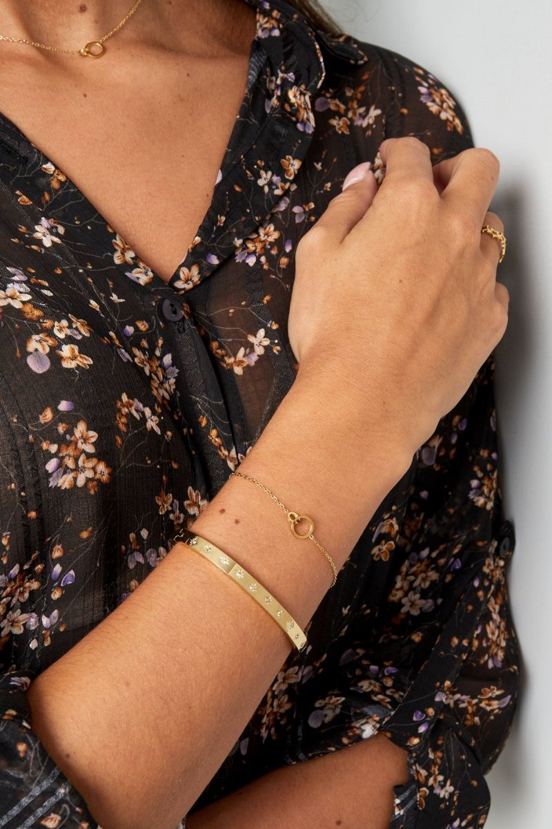 Chain Connected Bracelet Silver – Modern Linked Chain Jewelry