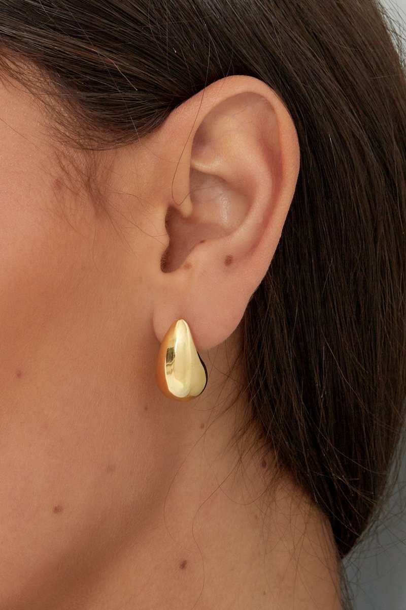 Small Gold Drop Earrings for Women