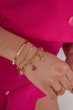 Charm Eyes on You Bracelet Gold – Playful Eye-Inspired Charm Jewelry