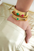 Bohemian Eclectic Bracelet Gold – Boho-Chic Charm Jewelry