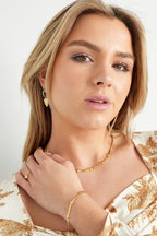 Triple the Love Bracelet Gold – Romantic Triple Heart Chain Jewelry
