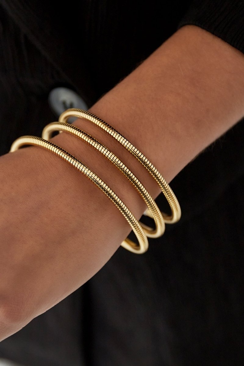 Twirl & Twine Bracelet Gold – Chic Twisted Rope Chain Jewelry