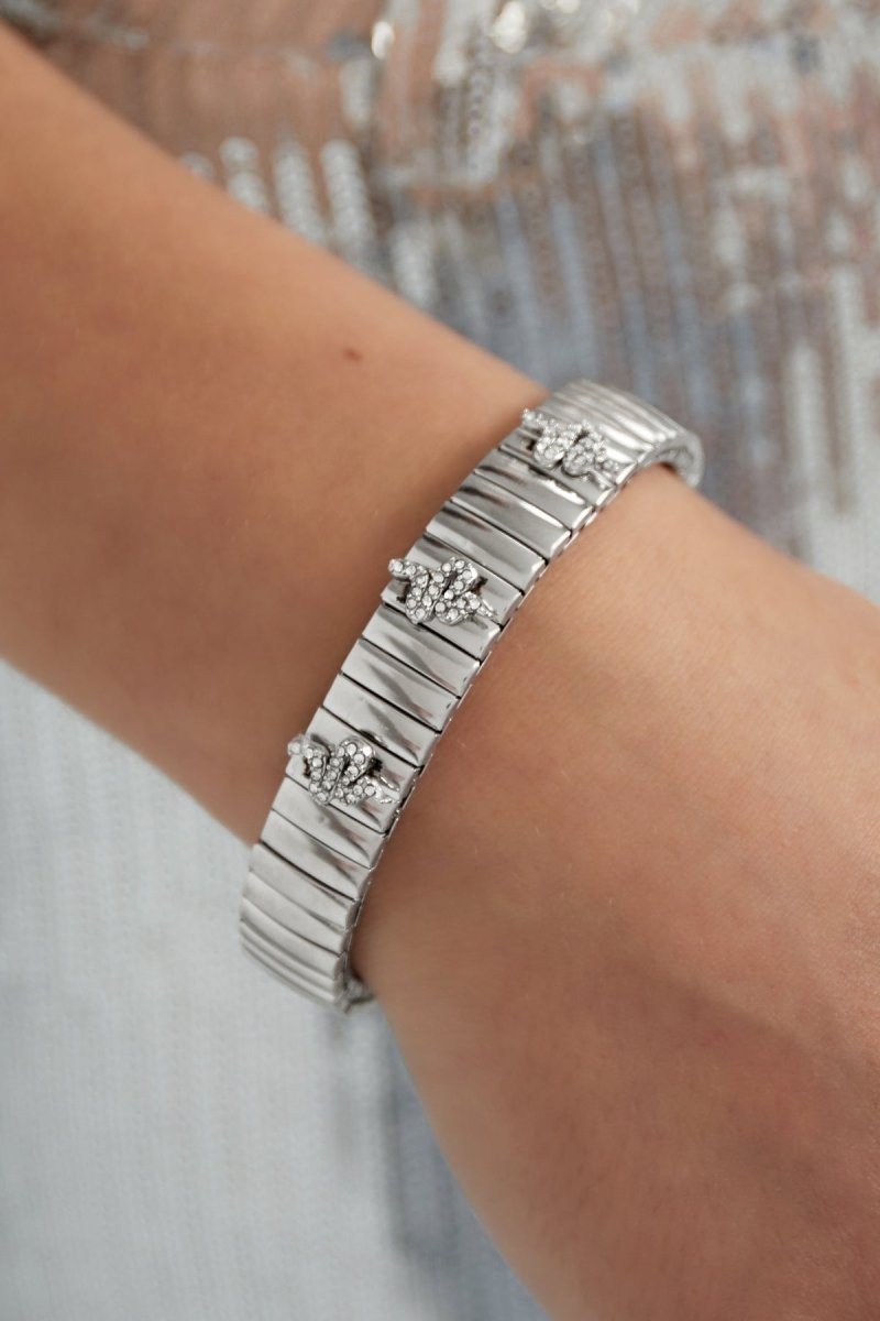 Be You Snake Bracelet Silver – Modern Snake Chain Jewelry