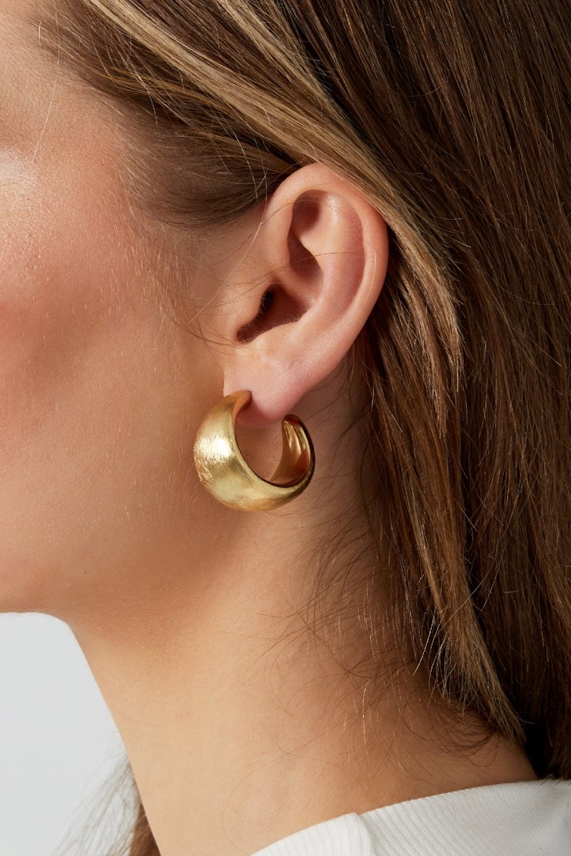 Timeless Touch Gold Classic Earrings for Women