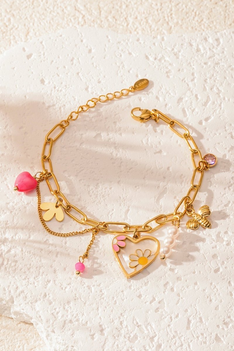 Blossom Dreams Bracelet Gold – Romantic Floral-Inspired Jewelry