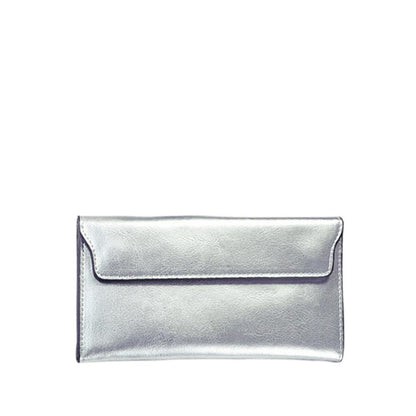 Classic Fold-Over Wallet with Magnetic Flap