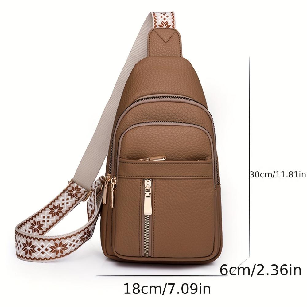 Vintage Chest Crossbody Bag