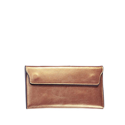 Classic Fold-Over Wallet with Magnetic Flap