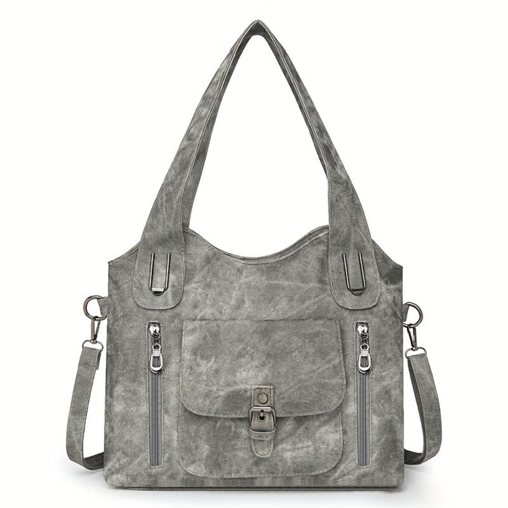 Vintage Shoulder Bag with Elegant Finish