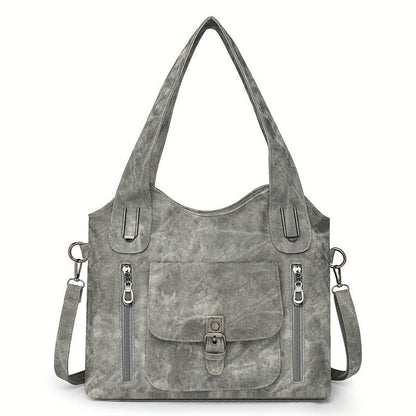 Vintage Shoulder Bag with Elegant Finish