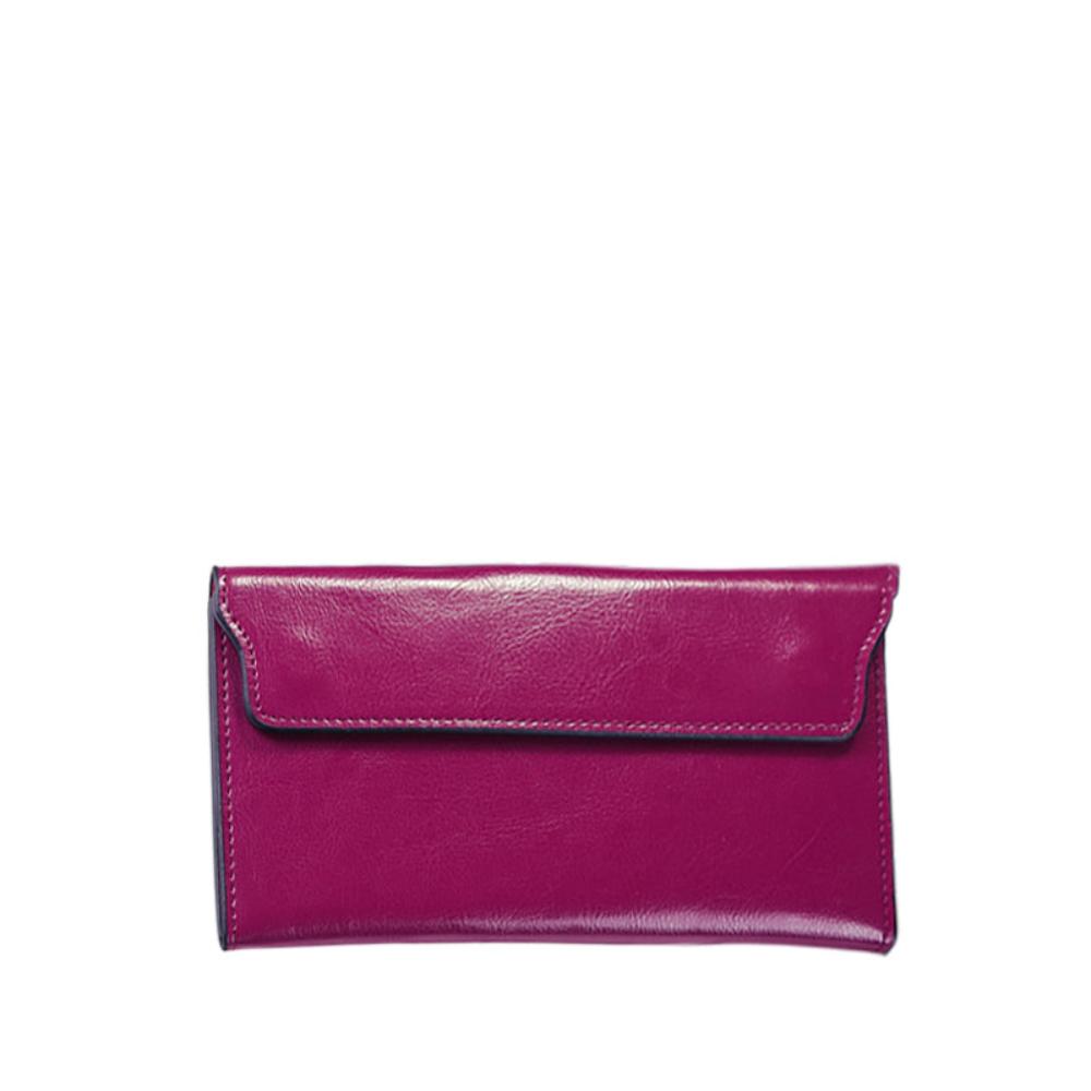 Classic Fold-Over Wallet with Magnetic Flap