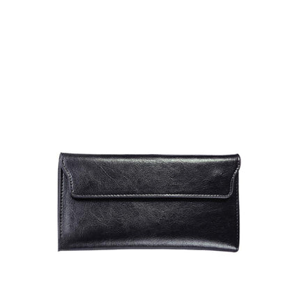 Classic Fold-Over Wallet with Magnetic Flap