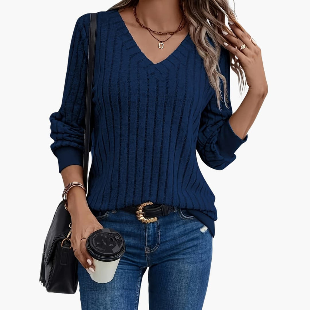 V-Neck Sweater – Long Sleeves