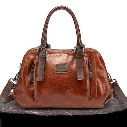 Timeless Leather Shoulder Bag