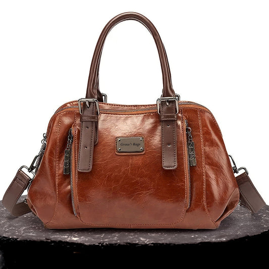 Timeless Leather Shoulder Bag