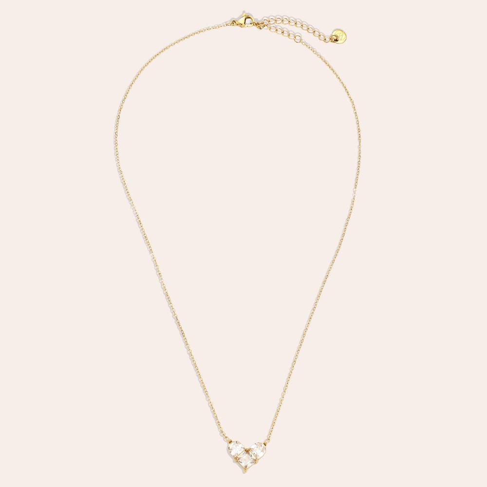 Nice Diamond Heart Necklace Gold – Elegant Sparkling Heart Jewelry