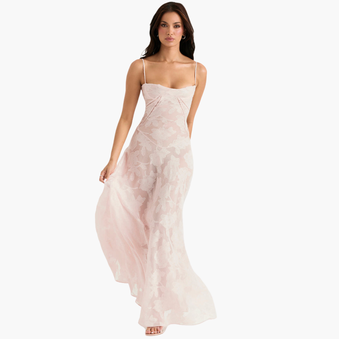 Lace Maxi Dress – Vintage Style