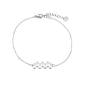 Up and Down Diamonds Bracelet Silver – Elegant Sparkling Chain Jewelry