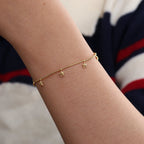 Tiny Stars Bracelet Gold – Celestial Star Charm Jewelry