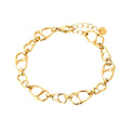 Aurora Link Bracelet Gold – Chic Linked Chain Jewelry for Women