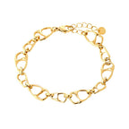 Aurora Link Bracelet Gold – Chic Linked Chain Jewelry for Women