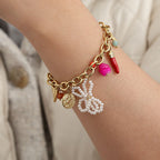 Many Nice Charms Bracelet Gold – Fun Multi-Charm Pendant Jewelry
