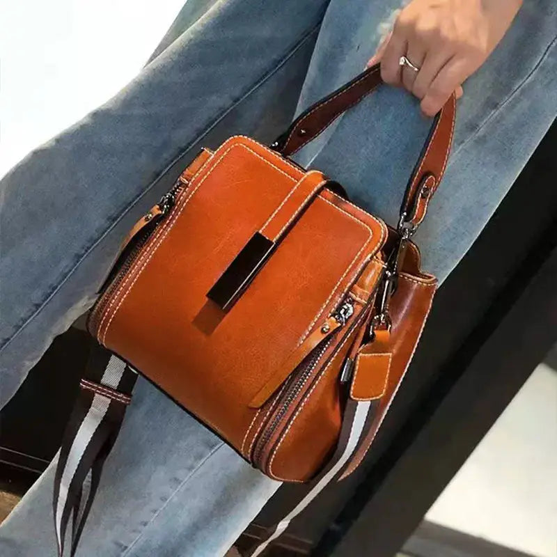 Elegant Genuine Leather Crossbody Bag for Women