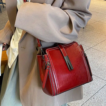Elegant Genuine Leather Crossbody Bag for Women