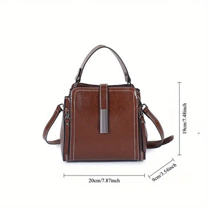 Elegant Genuine Leather Crossbody Bag for Women