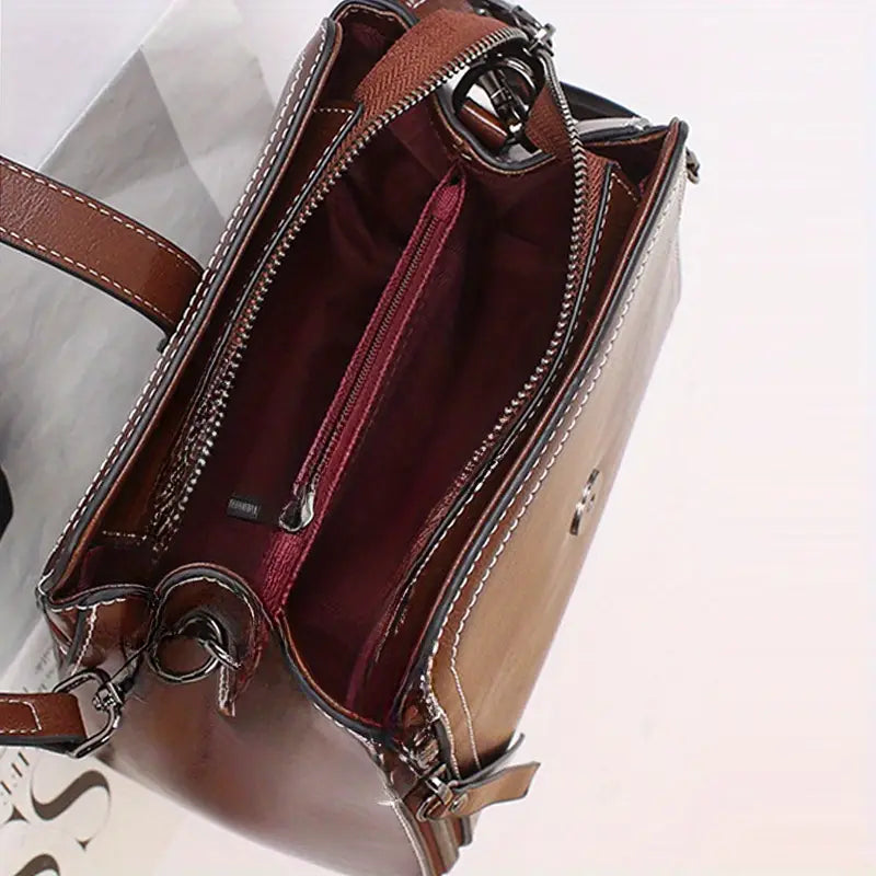 Elegant Genuine Leather Crossbody Bag for Women