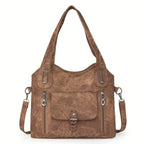 Vintage Shoulder Bag with Elegant Finish