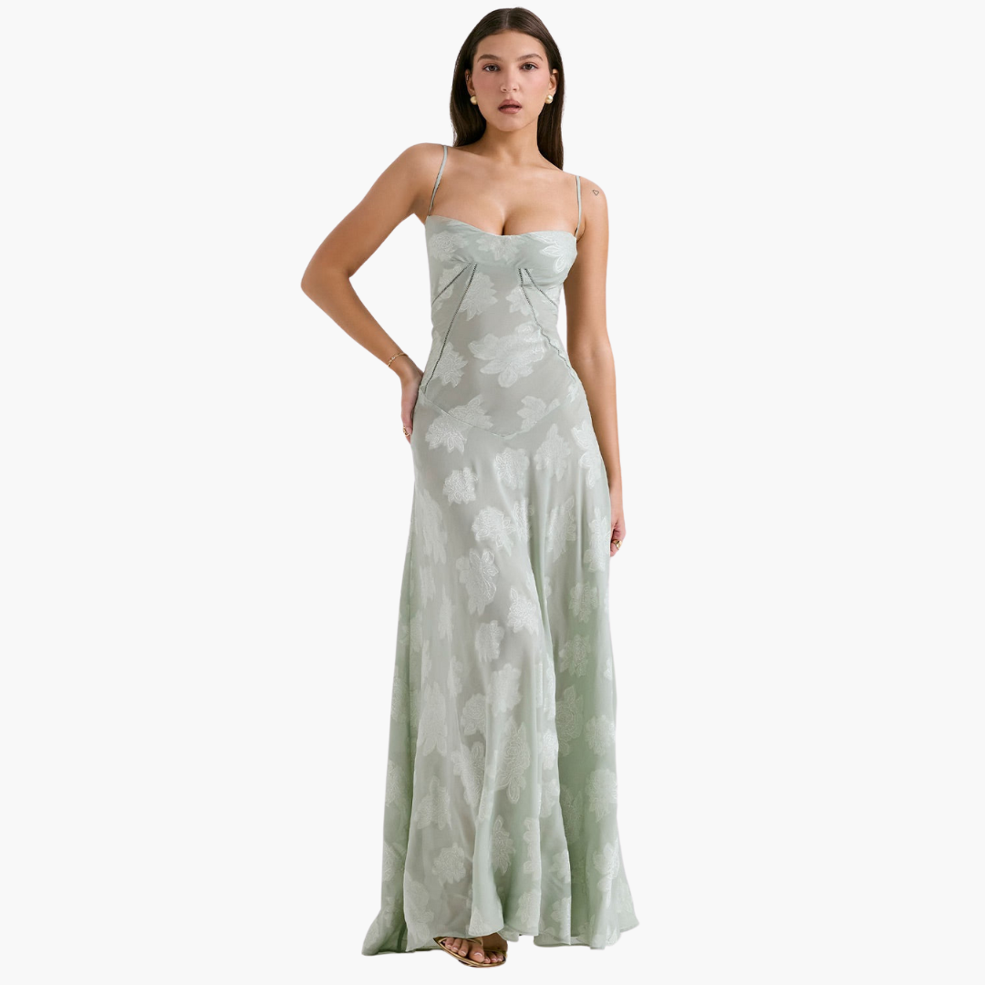 Lace Maxi Dress – Vintage Style