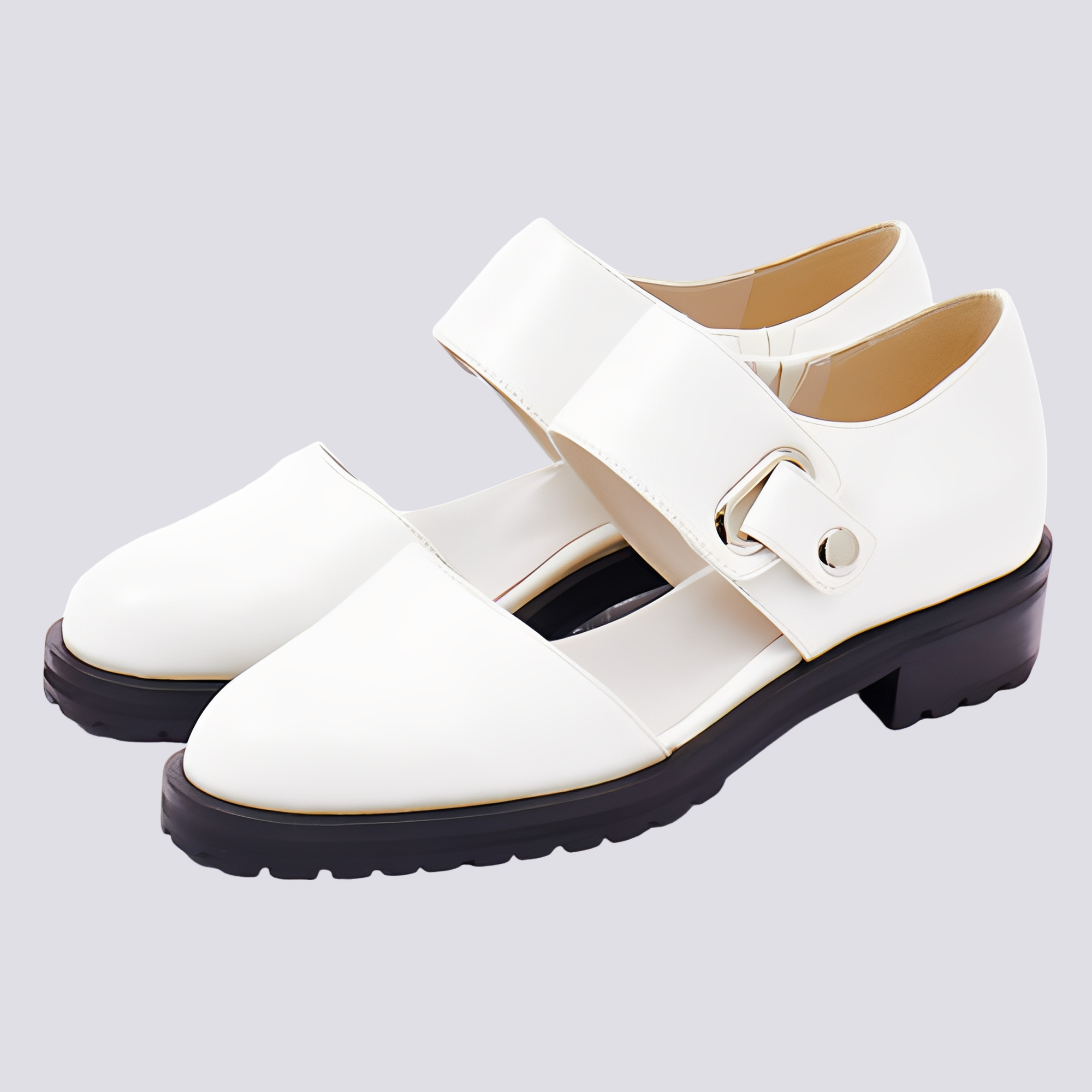 Casual Buckle Adjust Shoes for Women