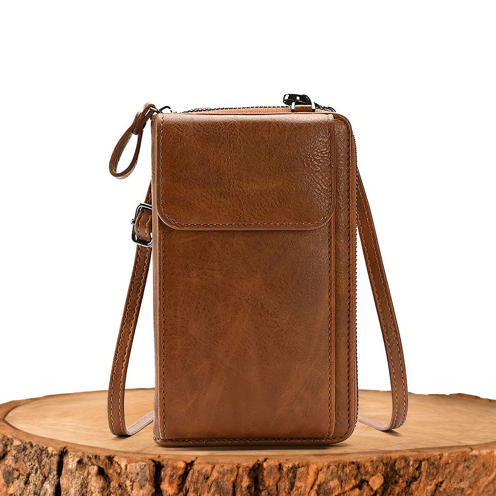 Compact Leather Handbag