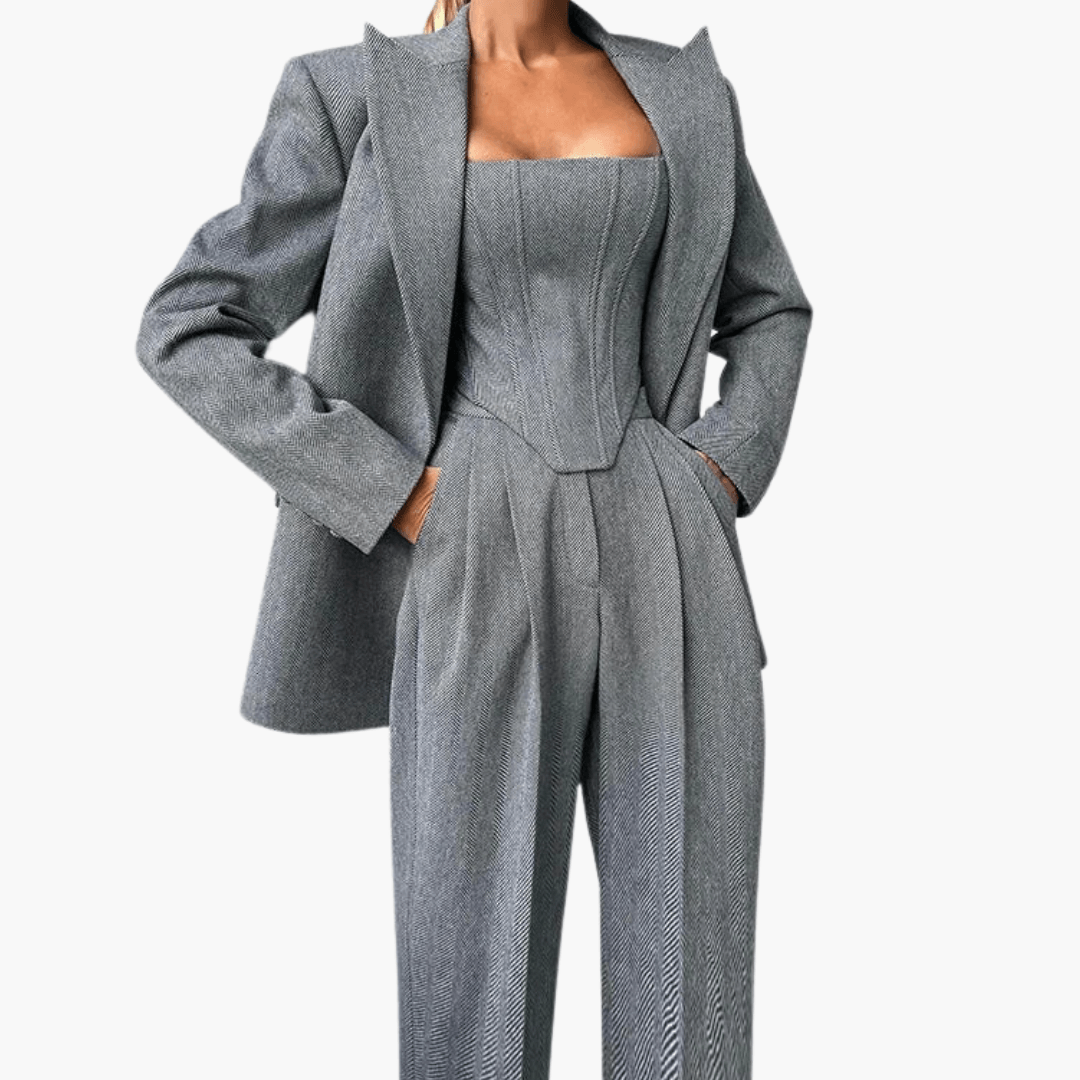 Pantsuit – Corset Blazer – Tailored Fit