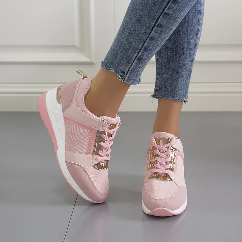 Woman's Air Sneakers with Thick Soles - Relieve Foot Pain