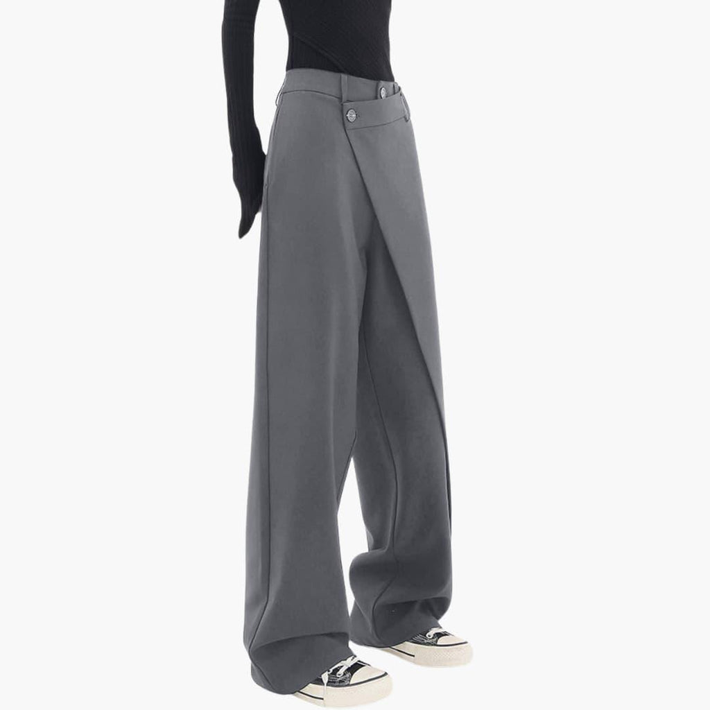 Asymmetric Trousers – Slim Fit